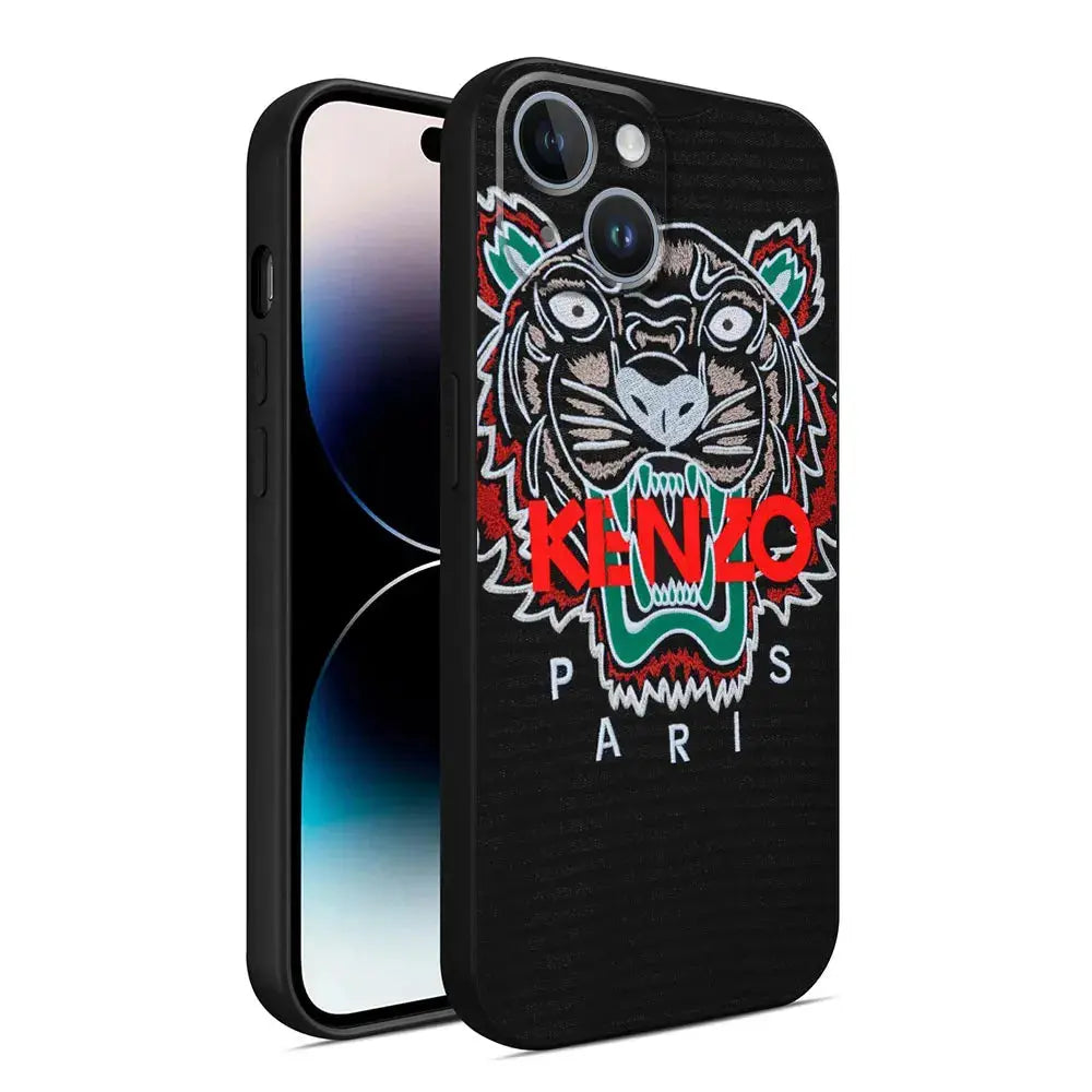 Funda de silicona suave con logotipo de tigre Ken para iPhone, carcasa para Apple, 15, 11, 14, 13 Pro Max, 7, 8 Plus, 12 Mini, SE, XS, XR, 6, 6S - La zona Apple