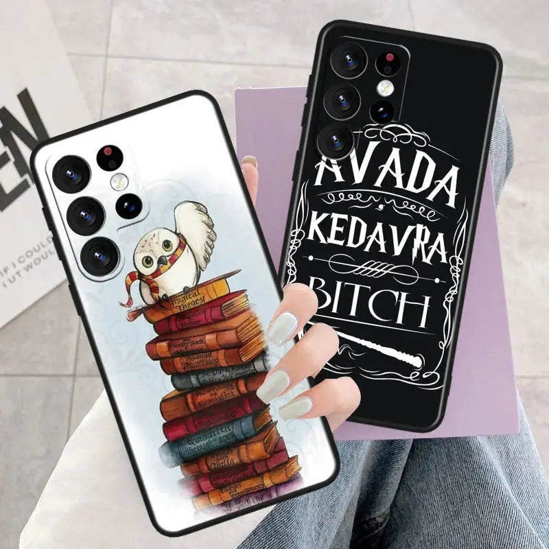 Funda "Art Cool Harry" Varita Potters para Samsung Galaxy S23, S22, S21, S20 FE, S10, S10e, S9, S8 Ultra Plus Lite - La zona Apple