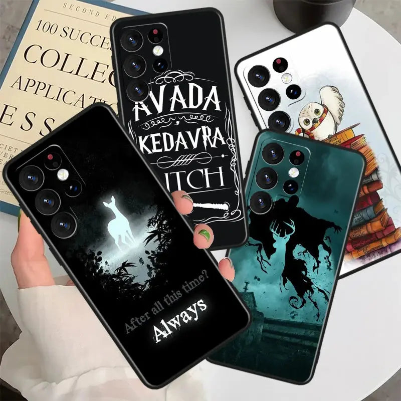 Funda "Art Cool Harry" Varita Potters para Samsung Galaxy S23, S22, S21, S20 FE, S10, S10e, S9, S8 Ultra Plus Lite - La zona Apple