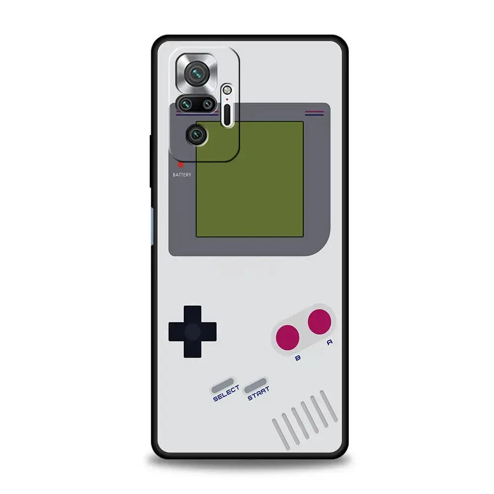 Funda de teléfono Gameboy para Xiaomi Redmi Note 12, 5G, 11, 10 Pro, 9S, 9, 8, 7, 8T, 10C, 9C, 9A, 8A, 9T, K40 Pro - La zona Apple