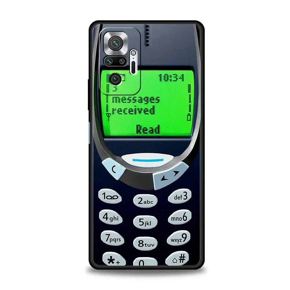 Funda de teléfono Gameboy para Xiaomi Redmi Note 12, 5G, 11, 10 Pro, 9S, 9, 8, 7, 8T, 10C, 9C, 9A, 8A, 9T, K40 Pro - La zona Apple