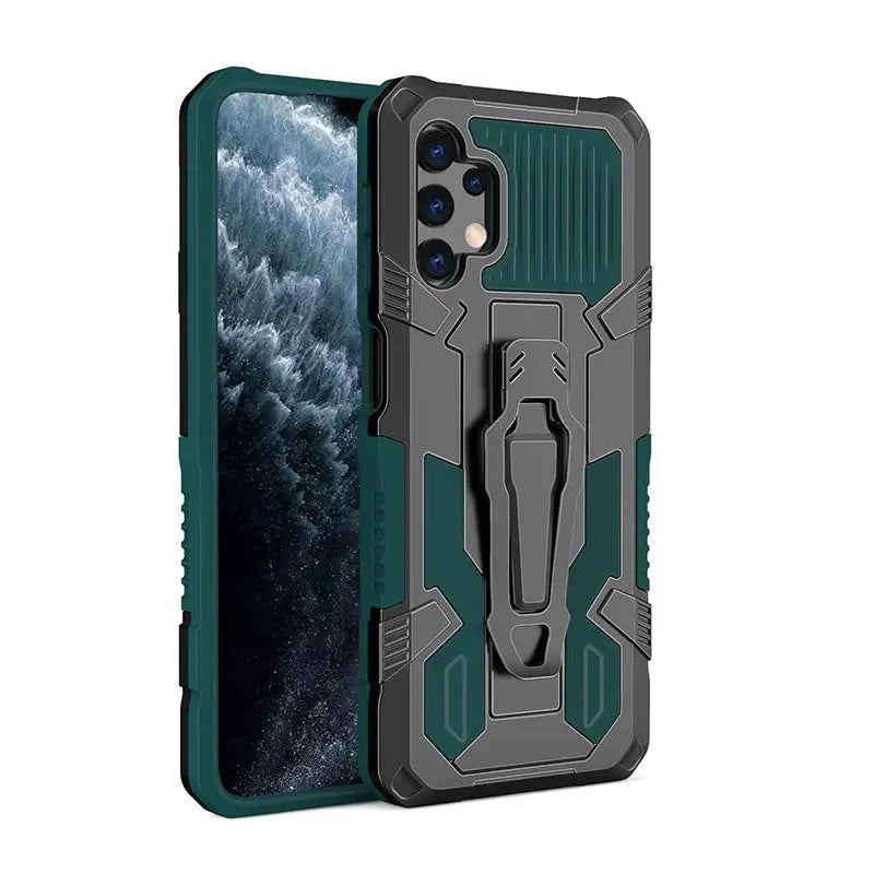 Funda ARMOR con Clip trasero Mecha para Samsung - La zona Apple