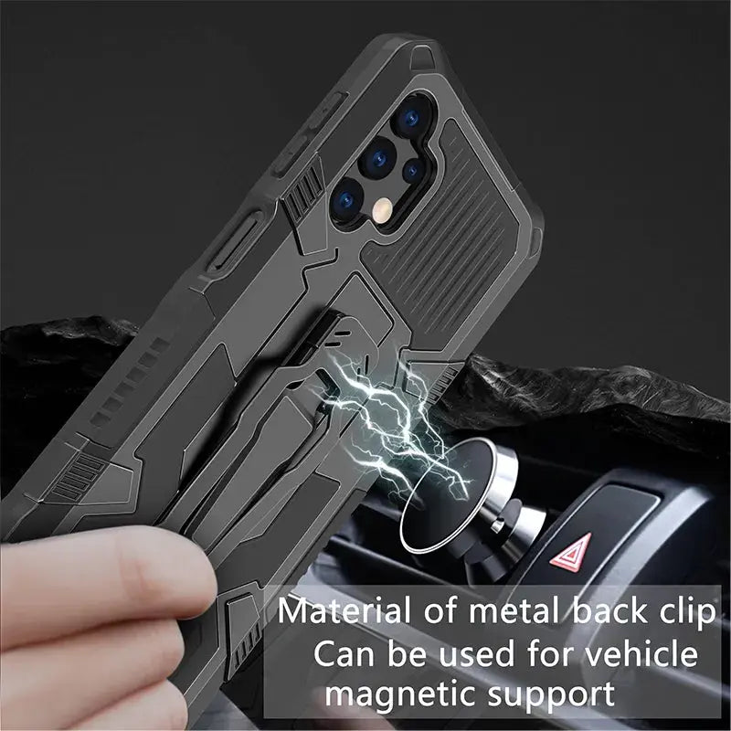 Funda ARMOR con Clip trasero Mecha para Samsung - La zona Apple
