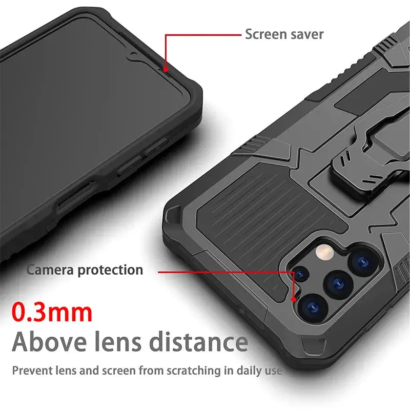 Funda ARMOR con Clip trasero Mecha para Samsung - La zona Apple