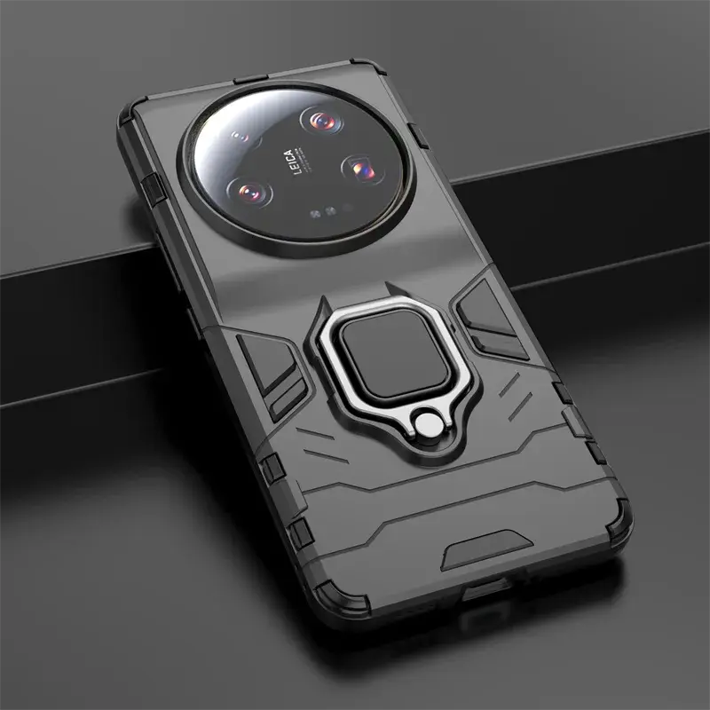 Funda de teléfono con anillo de soporte magnético, carcasa trasera a prueba de golpes para Xiaomi Mi 13 Ultra - La zona Apple