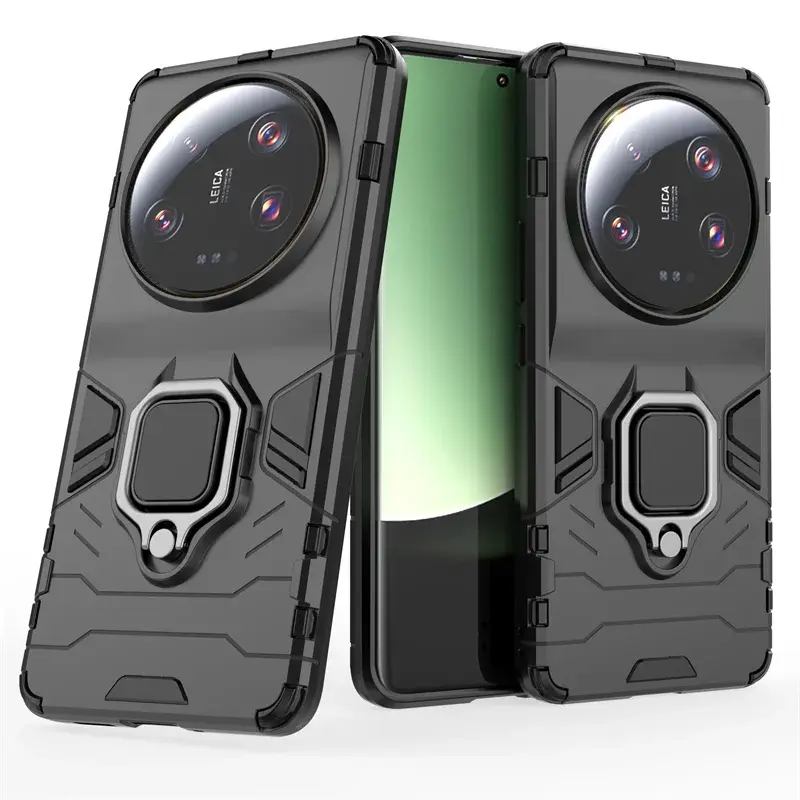 Funda de teléfono con anillo de soporte magnético, carcasa trasera a prueba de golpes para Xiaomi Mi 13 Ultra - La zona Apple