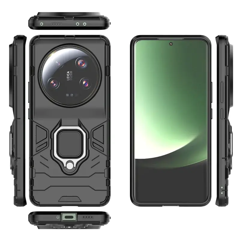 Funda de teléfono con anillo de soporte magnético, carcasa trasera a prueba de golpes para Xiaomi Mi 13 Ultra - La zona Apple