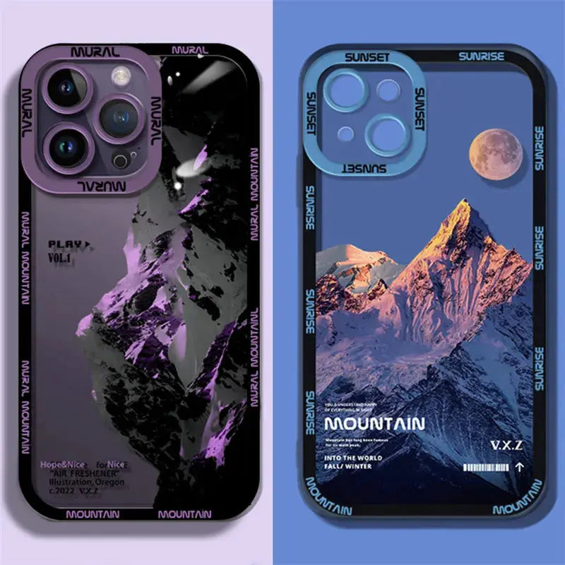 Funda de Teléfono Mountain para iPhone - La zona Apple