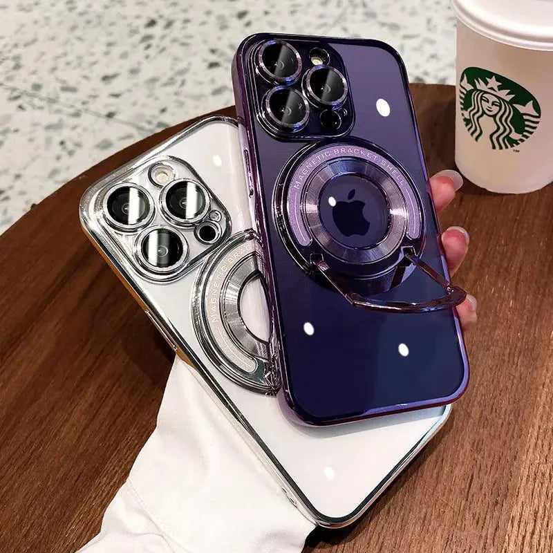 Funda de Teléfono con Película de Lente Incorporada para iPhone 15, 14, 13 Pro Max - Protección y Estilo - La zona Apple