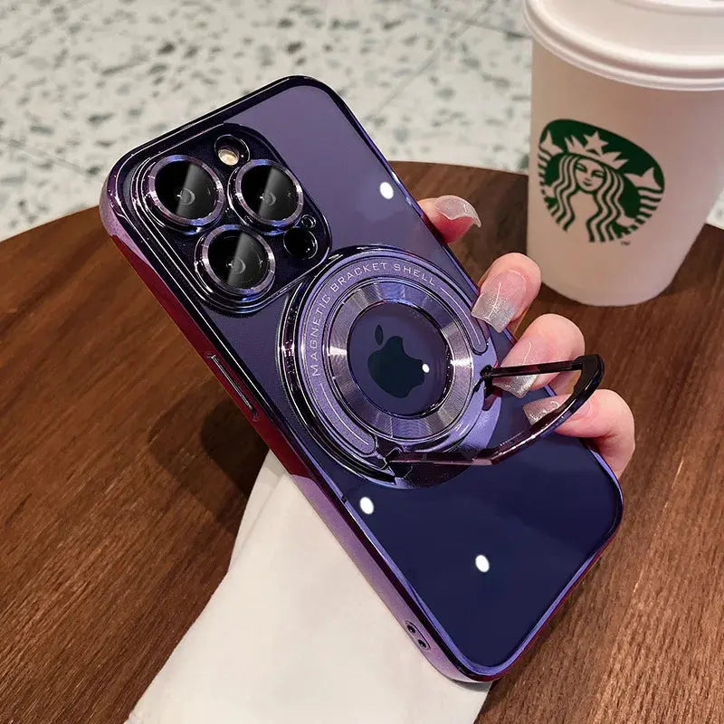 Funda de Teléfono con Película de Lente Incorporada para iPhone 15, 14, 13 Pro Max - Protección y Estilo - La zona Apple