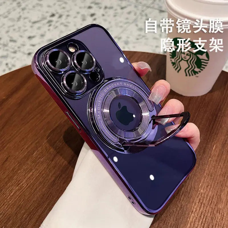 Funda de Teléfono con Película de Lente Incorporada para iPhone 15, 14, 13 Pro Max - Protección y Estilo - La zona Apple