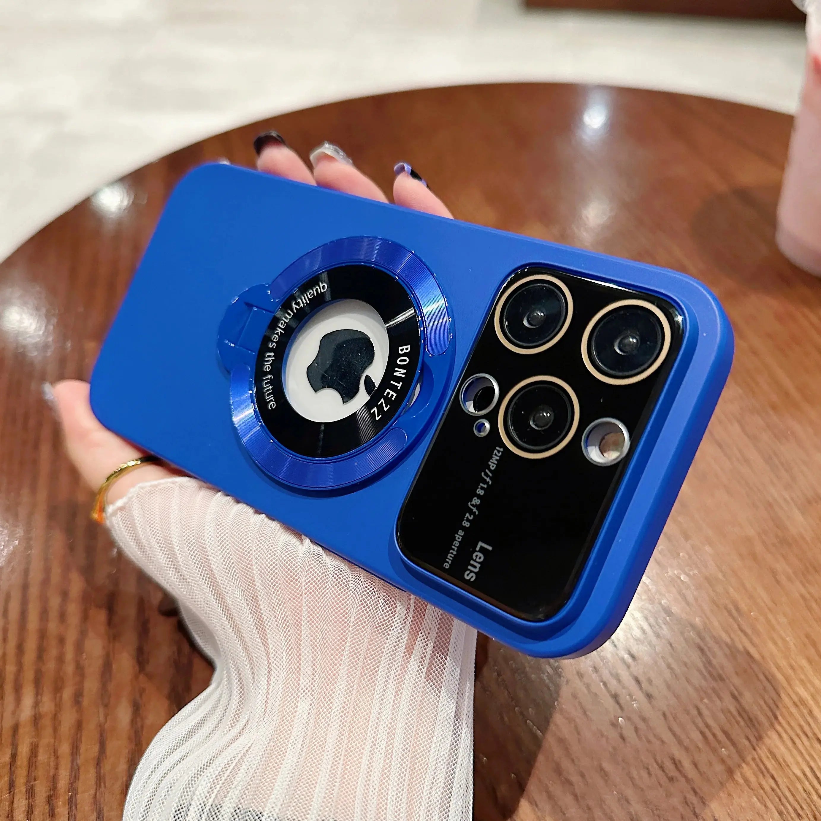 Funda Magsafe con protector de camara y soporte para IPhone 15,14,13,12,11 - La zona Apple