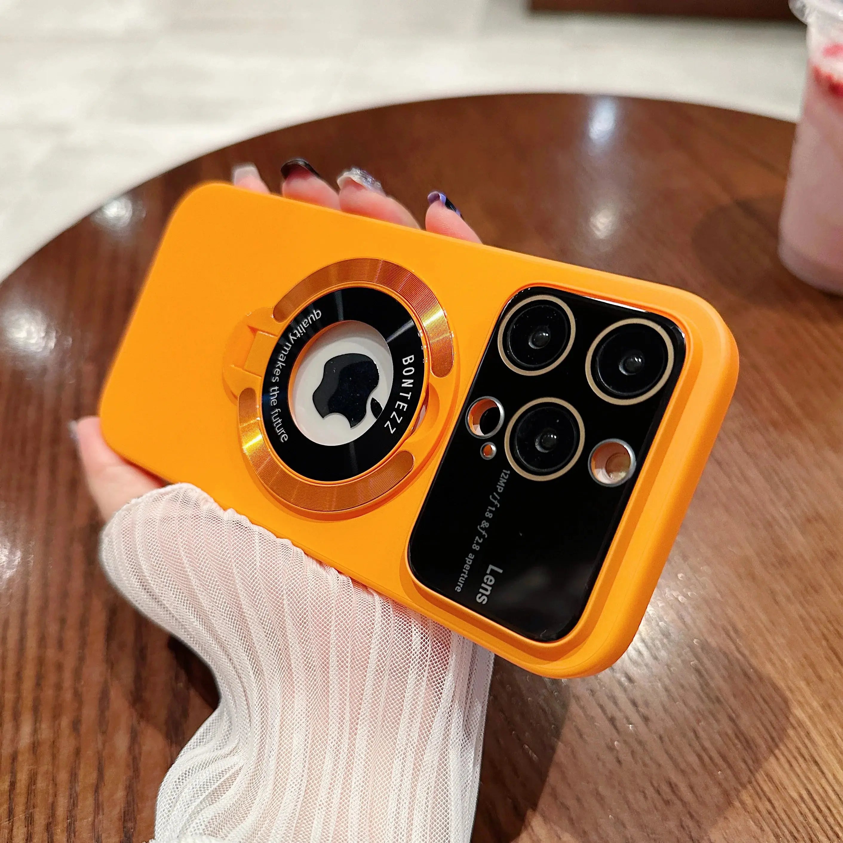 Funda Magsafe con protector de camara y soporte para IPhone 15,14,13,12,11 - La zona Apple