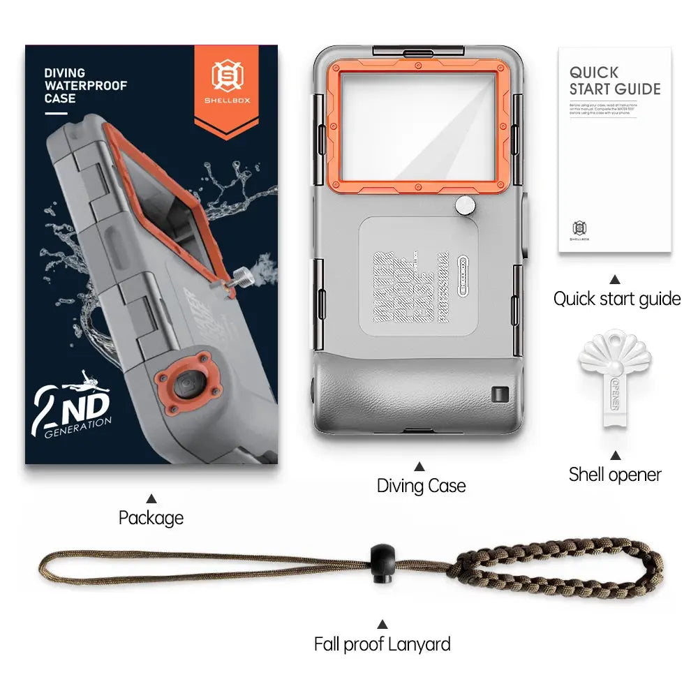 Funda de teléfono de buceo profesional, 15M, para iPhone 15, 14, 13, 12 Pro Max, Samsung S22, S23 Ultra etc - La zona Apple