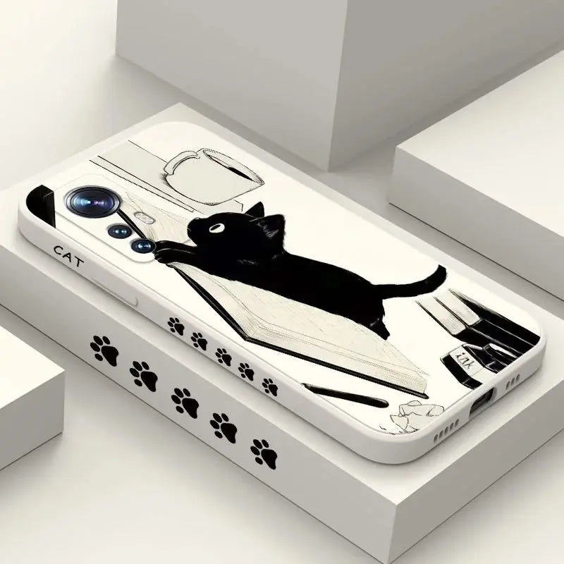 Funda de Teléfono de Gato Travieso para Xiaomi: Expresa tu Estilo y Protege tu Dispositivo - La zona Apple