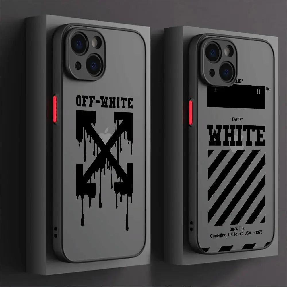 Funda de teléfono de marca deportiva, cubierta mate a prueba de golpes para Apple iPhone 14 Pro Max 13 15 Plus 12 Mini 11 Pro XR 8 SE 7 6S XS MAX - La zona Apple