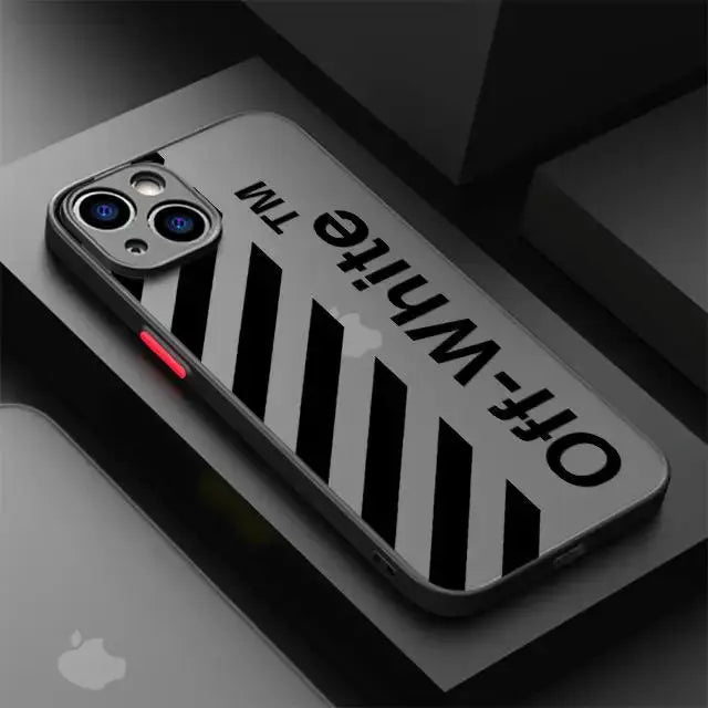 Funda de teléfono de marca deportiva, cubierta mate a prueba de golpes para Apple iPhone 14 Pro Max 13 15 Plus 12 Mini 11 Pro XR 8 SE 7 6S XS MAX - La zona Apple