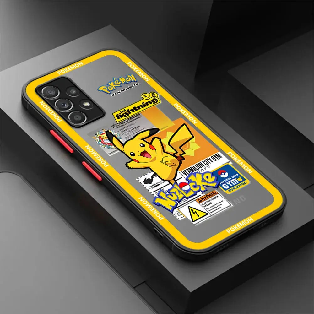 Funda de Teléfono Mate para Samsung A52, A53, A12, A13, A14, A21s, A22, A24, A32, A34, A54, A70, A72, A73 (4G, 5G) - Diseño Hot Pokemon Gengar - La zona Apple