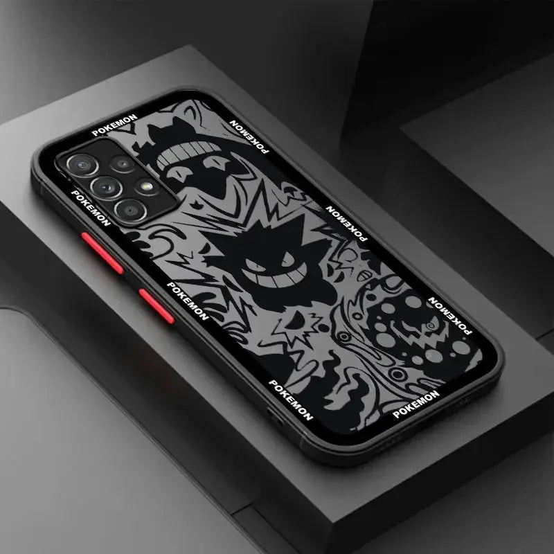 Funda de Teléfono Mate para Samsung A52, A53, A12, A13, A14, A21s, A22, A24, A32, A34, A54, A70, A72, A73 (4G, 5G) - Diseño Hot Pokemon Gengar - La zona Apple