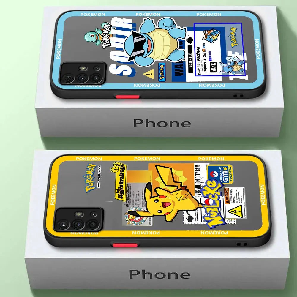 Funda de Teléfono Mate para Samsung A52, A53, A12, A13, A14, A21s, A22, A24, A32, A34, A54, A70, A72, A73 (4G, 5G) - Diseño Hot Pokemon Gengar - La zona Apple