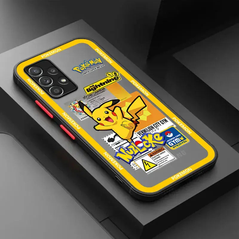 Funda de Teléfono Mate para Samsung A52, A53, A12, A13, A14, A21s, A22, A24, A32, A34, A54, A70, A72, A73 (4G, 5G) - Diseño Hot Pokemon Gengar - La zona Apple
