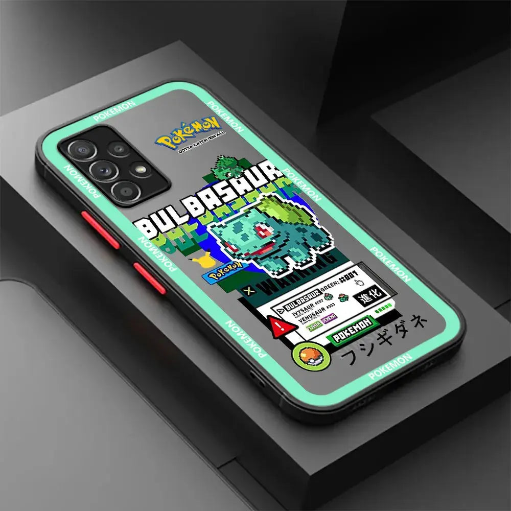 Funda de Teléfono Mate para Samsung A52, A53, A12, A13, A14, A21s, A22, A24, A32, A34, A54, A70, A72, A73 (4G, 5G) - Diseño Hot Pokemon Gengar - La zona Apple