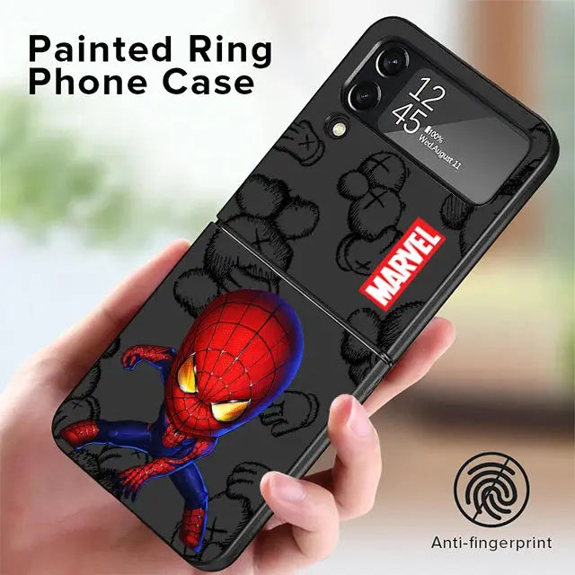 Funda de teléfono para Samsung Galaxy Z Flip 5 Z Flip 4 ZFlip ZFlip3 Z Flip 3 5G ZFlip4 Flip4 Flip3 Marvel Ironman Venom - La zona Apple