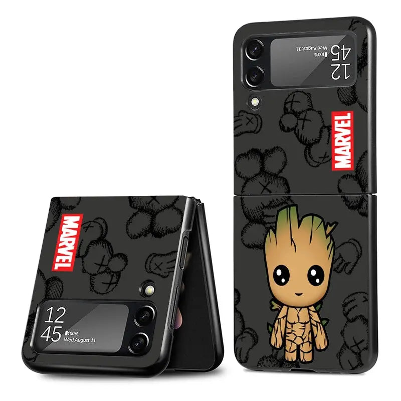 Funda de teléfono para Samsung Galaxy Z Flip 5 Z Flip 4 ZFlip ZFlip3 Z Flip 3 5G ZFlip4 Flip4 Flip3 Marvel Ironman Venom - La zona Apple