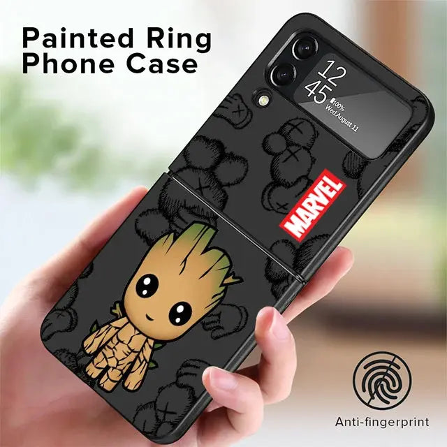 Funda de teléfono para Samsung Galaxy Z Flip 5 Z Flip 4 ZFlip ZFlip3 Z Flip 3 5G ZFlip4 Flip4 Flip3 Marvel Ironman Venom - La zona Apple