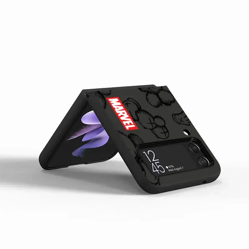 Funda de teléfono para Samsung Galaxy Z Flip 5 Z Flip 4 ZFlip ZFlip3 Z Flip 3 5G ZFlip4 Flip4 Flip3 Marvel Ironman Venom - La zona Apple