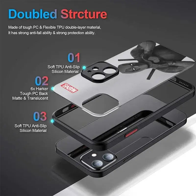 FundaMate Deadpool Marvel para Samsung Note 20 Ultra, 10 Plus, S23, S22, S21, S20 FE, S10E, S10 - La zona Apple