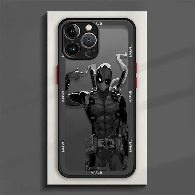 FundaMate Deadpool Marvel para Samsung Note 20 Ultra, 10 Plus, S23, S22, S21, S20 FE, S10E, S10 - La zona Apple