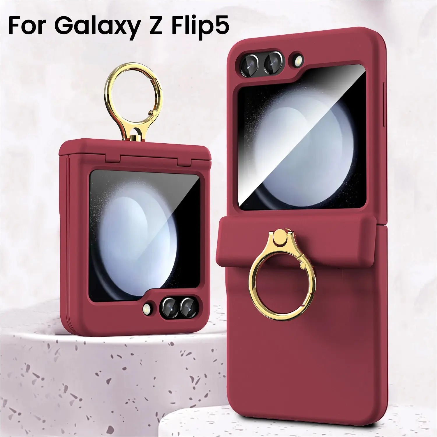 Funda de teléfono para Samsung Z Flip5, perfecta para mujeres a la moda, fácil de abrir y cerrar como desee, fácil de llevar en el bolsillo - La zona Apple