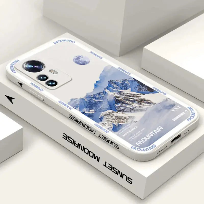 Funda e Sunset Mountain para Xiaomi Poco F5 X5 Pro X3 F3 X4 M4 Mi 13T 12T 11T 10T 12 13 11 Lite 5G NE: Estilo y Protección - La zona Apple