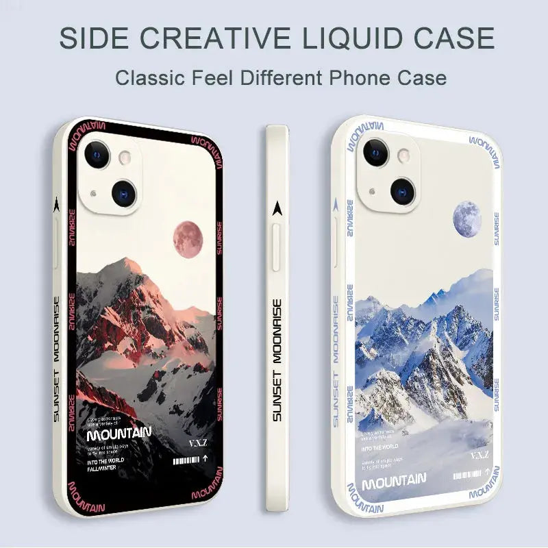 Funda e Sunset Mountain para Xiaomi Poco F5 X5 Pro X3 F3 X4 M4 Mi 13T 12T 11T 10T 12 13 11 Lite 5G NE: Estilo y Protección - La zona Apple