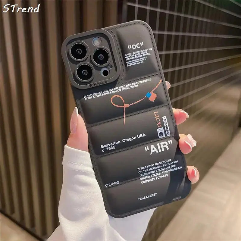 Funda de zapatos de calle para iphone, carcasa de tela para teléfono, 7, 8 Plus, X, XS, 13, 12, 11, 14, 15 Pro Max - La zona Apple