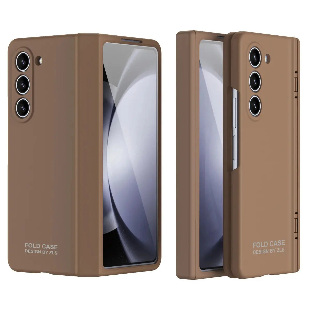 Funda dura de PC para teléfono Samsung Galaxy Z Fold 5, protección de bisagra, a prueba de golpes con Protector de pantalla para Z Fold5 - La zona Apple