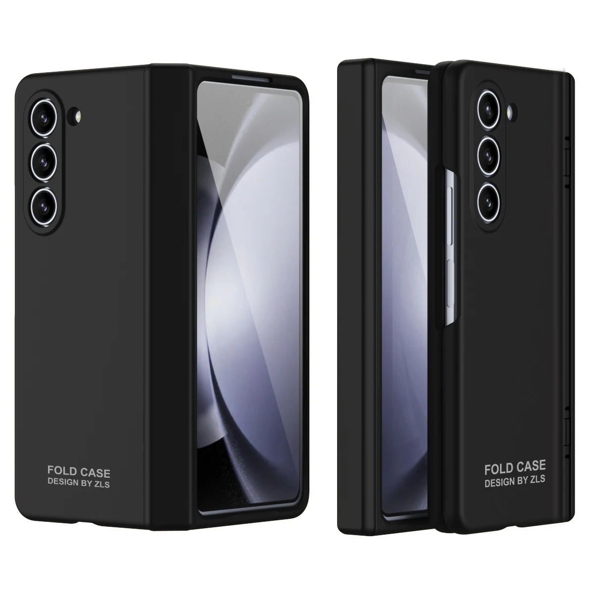 Funda dura de PC para teléfono Samsung Galaxy Z Fold 5, protección de bisagra, a prueba de golpes con Protector de pantalla para Z Fold5 - La zona Apple