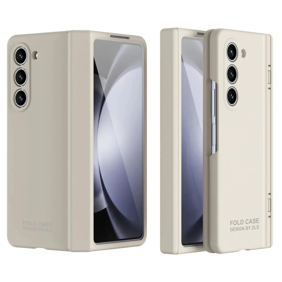 Funda dura de PC para teléfono Samsung Galaxy Z Fold 5, protección de bisagra, a prueba de golpes con Protector de pantalla para Z Fold5 - La zona Apple