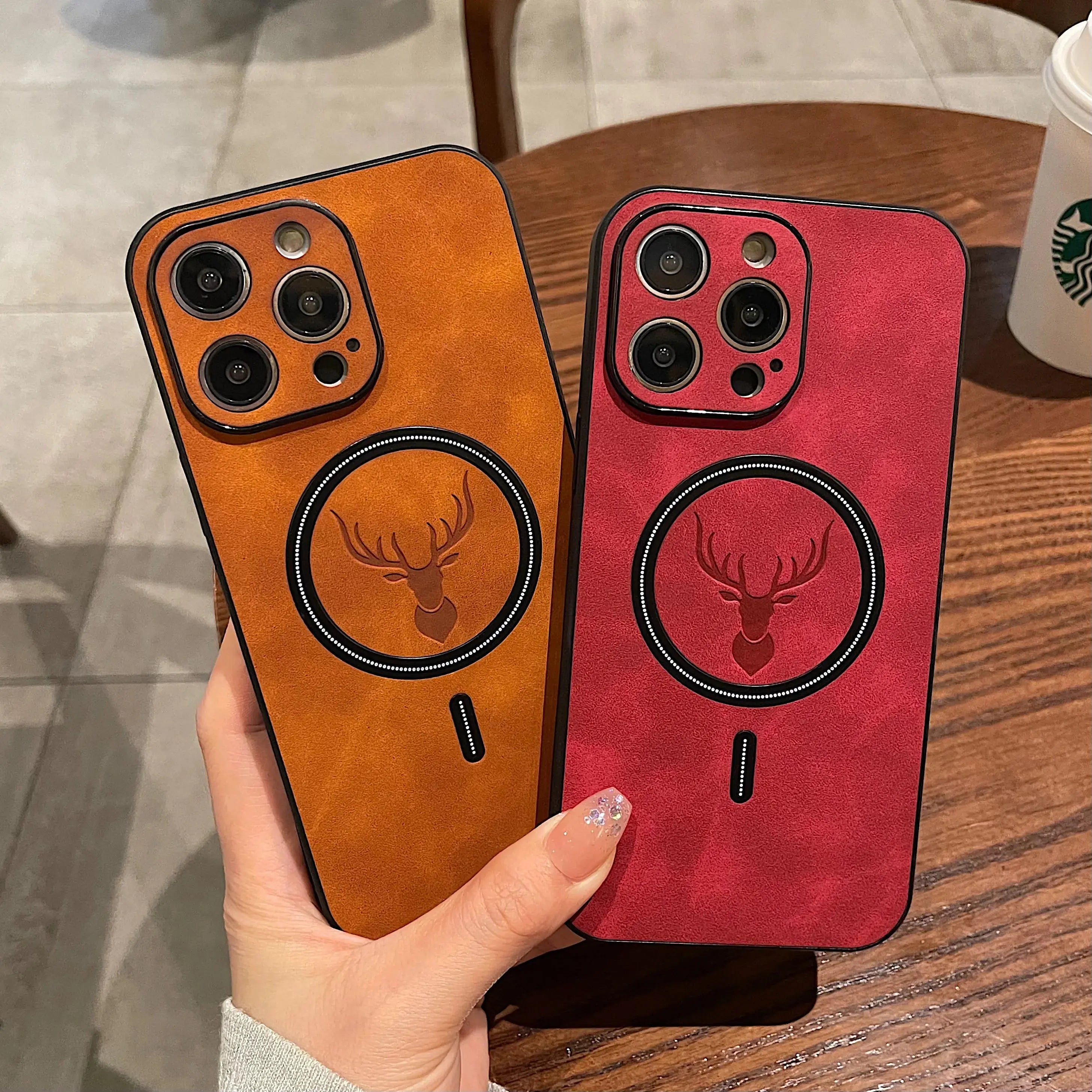 Carcasa Elegante Magsafe Premium para iPhone 14, 13, 12, 11, 15 Pro Max Plus, X, S, XR - La zona Apple