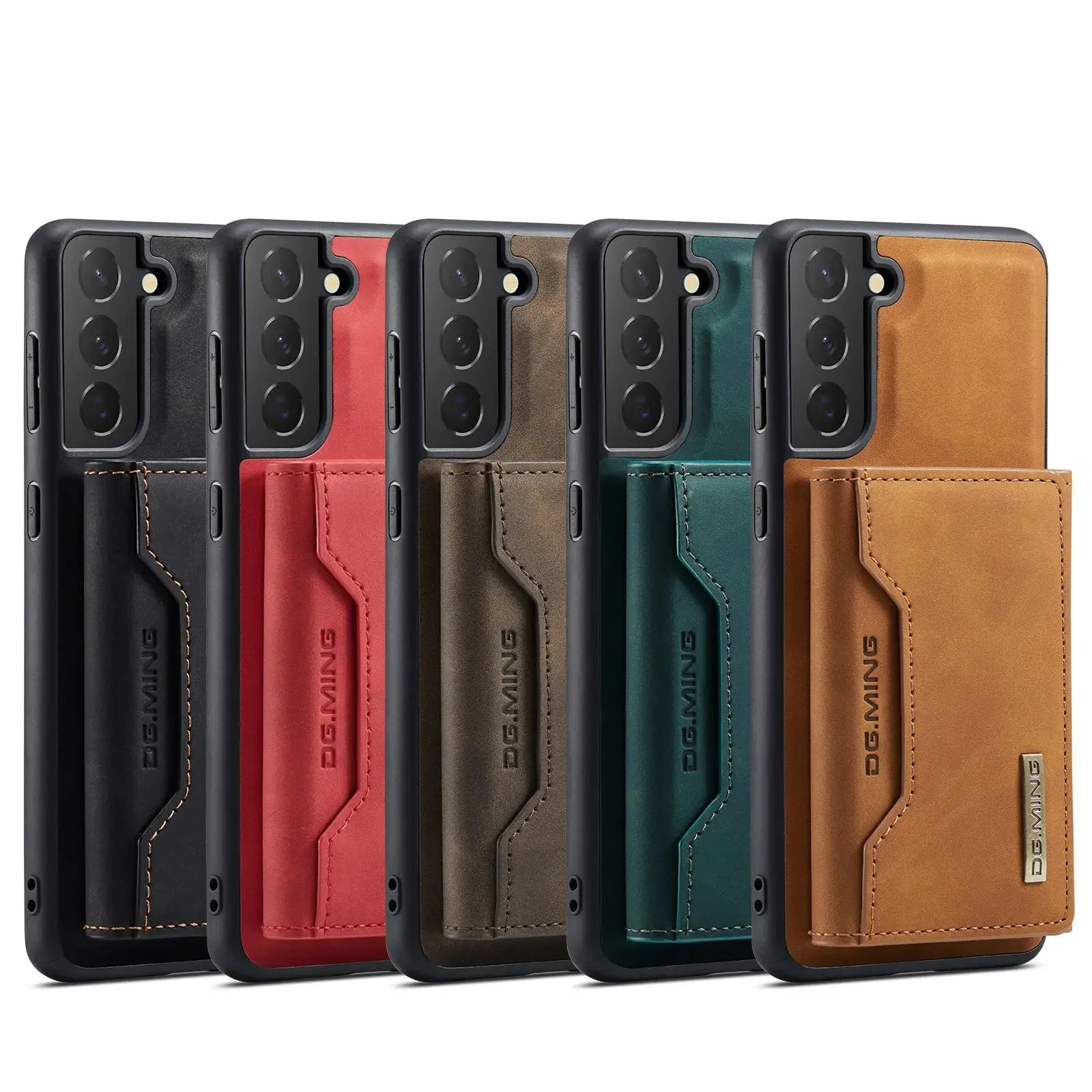 Funda magnética de cuero PU para Samsung Galaxy S23 Ultra S22 S21 Plus S20 FE Note20 A52 A52S A12 A54 A14 tarjetero desmontable - La zona Apple
