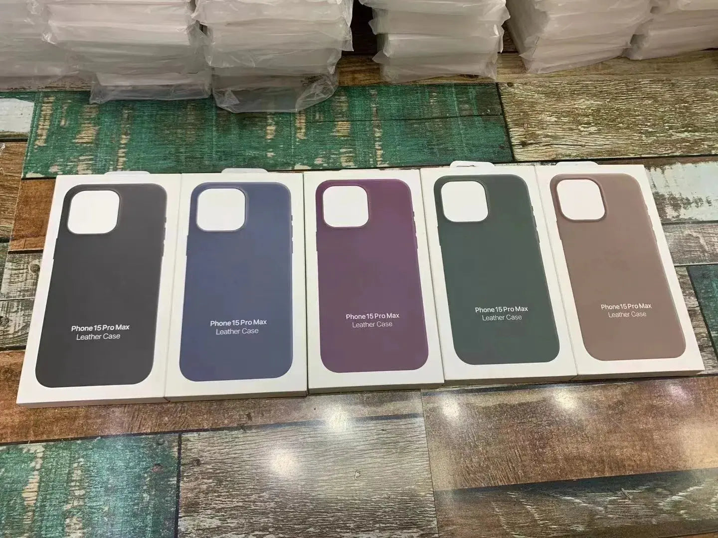 Funda magnética de cuero para iPhone para iPhone 15 - La zona Apple