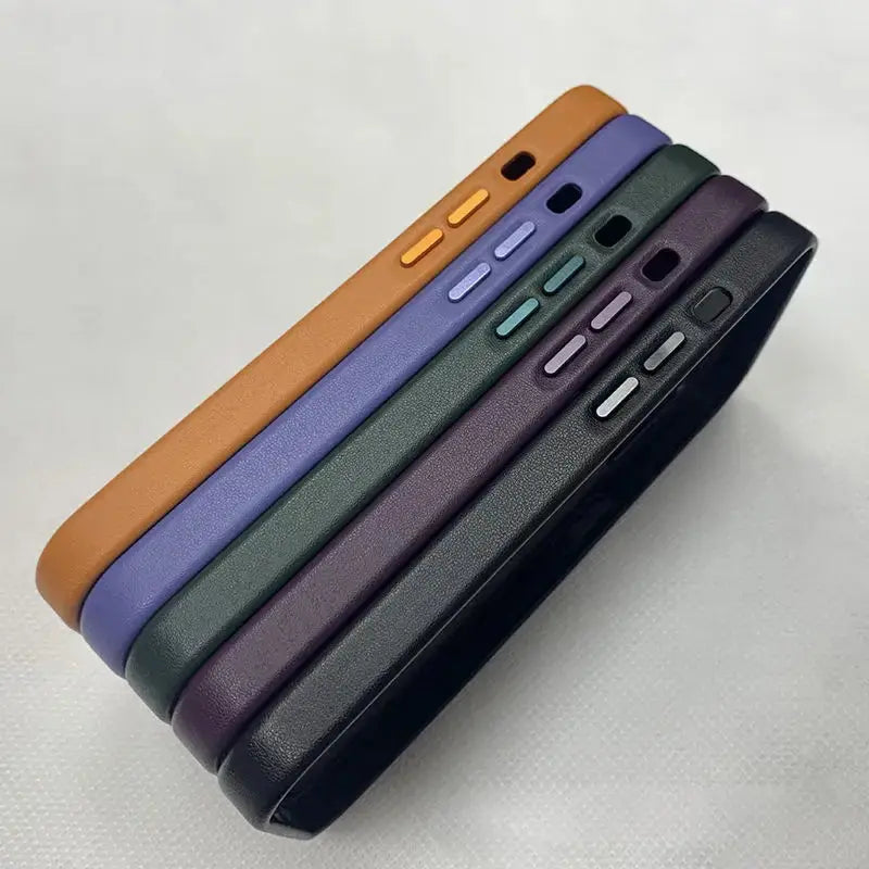 Funda magnética de cuero para iPhone para iPhone 15 - La zona Apple