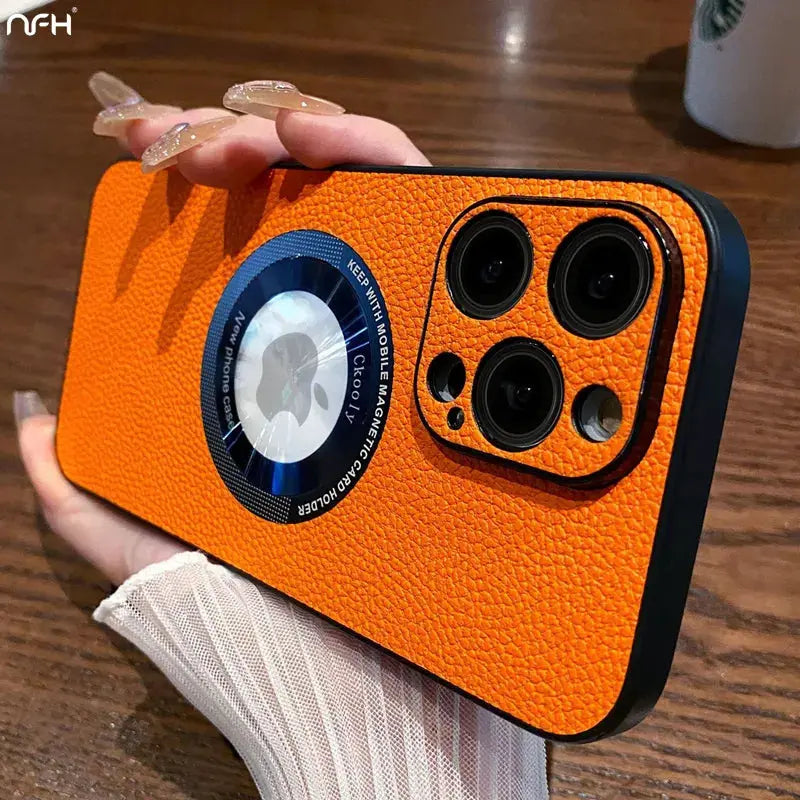 Funda Magsafe premium para iPhone 15 Pro Max - Carcasa Protectora para iPhone 11, 12, 13, 14 Plus - La zona Apple