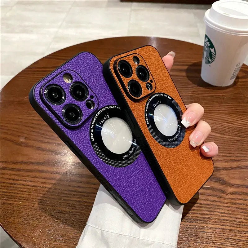 Funda Magsafe premium para iPhone 15 Pro Max - Carcasa Protectora para iPhone 11, 12, 13, 14 Plus - La zona Apple