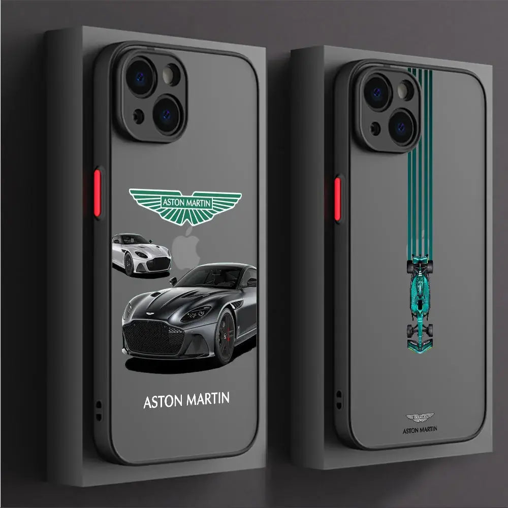 Funda mate a-aston-martin cars para iPhone XR 8 Plus XS X 7 6S SE 14 Pro Max 12 Mini 11 Pro 15 13 6 XS Max 12 Pro, fundas de TPU - La zona Apple