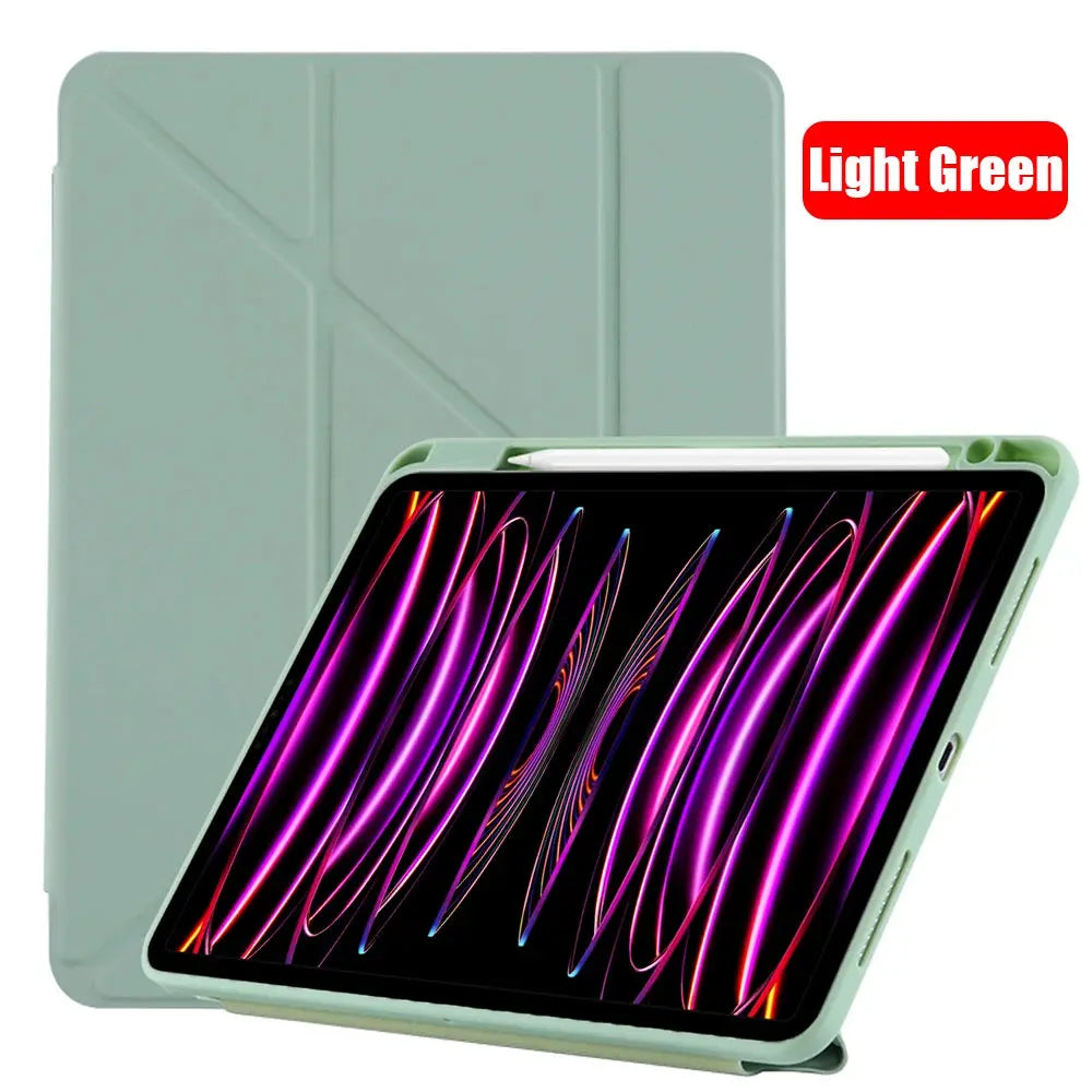 Funda para iPad Pro 11, iPad Pro 12.9, iPad 10.2, iPad Mini 6, iPad Air 4/5, 3/2/1 - Protección y Estilo en un Paquete Completo - La zona Apple