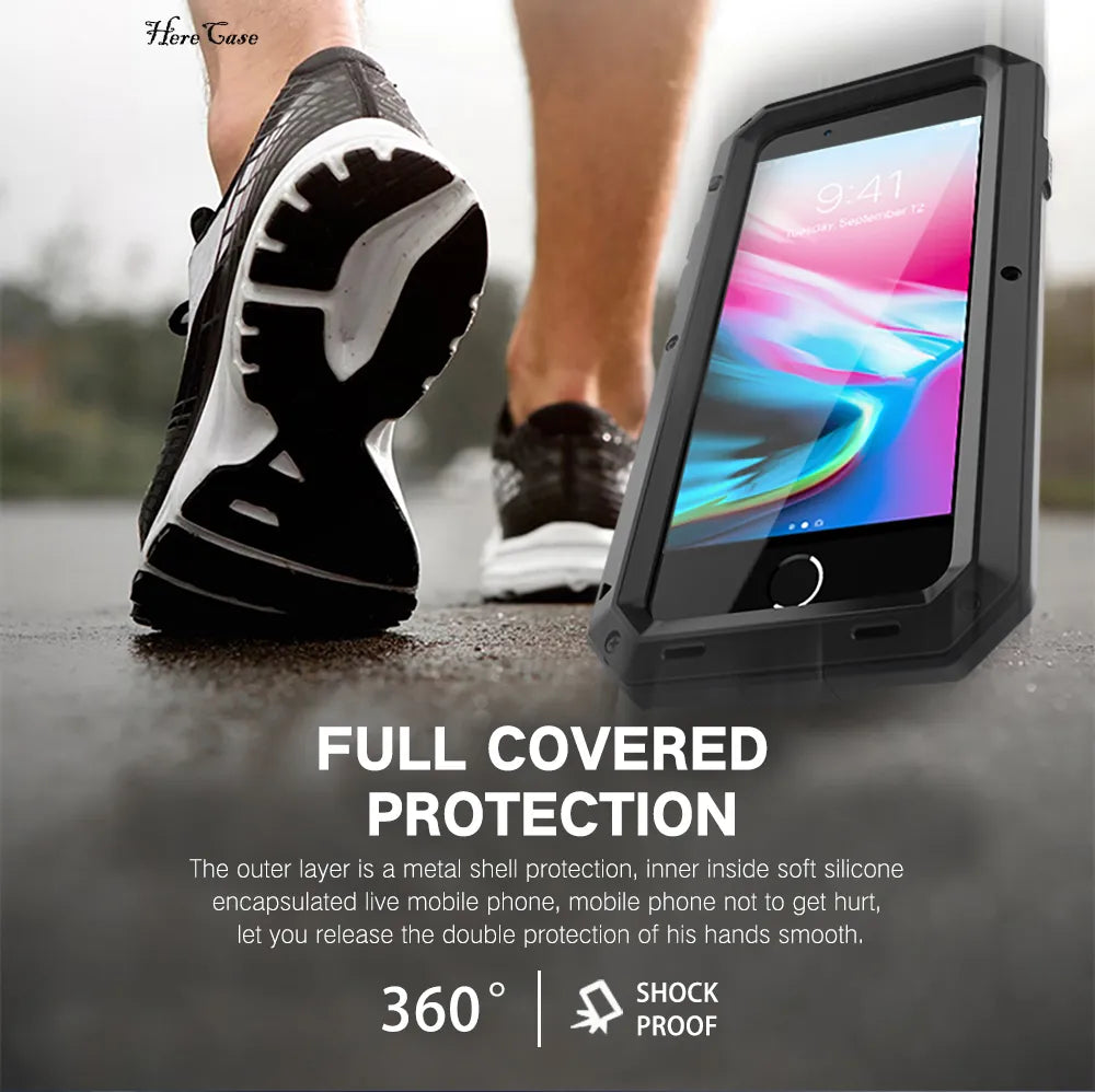 Funda Protectora de Metal para Samsung Galaxy - Armadura premium, Resistente a Prueba de Golpes - La zona Apple