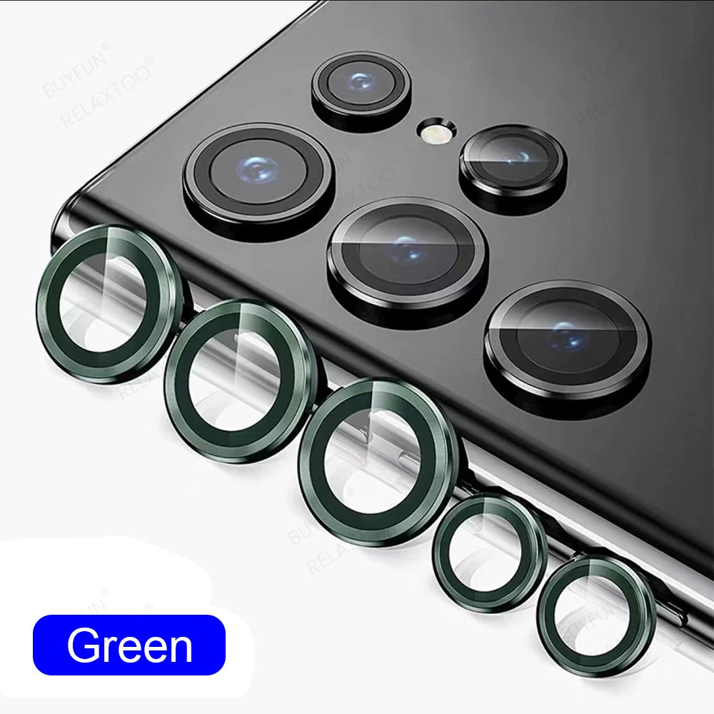 Funda protectora de lente de la camara S22Ultra 9D para Samsung Galaxy S22 Ultra S 22 S23 Ultra - La zona Apple