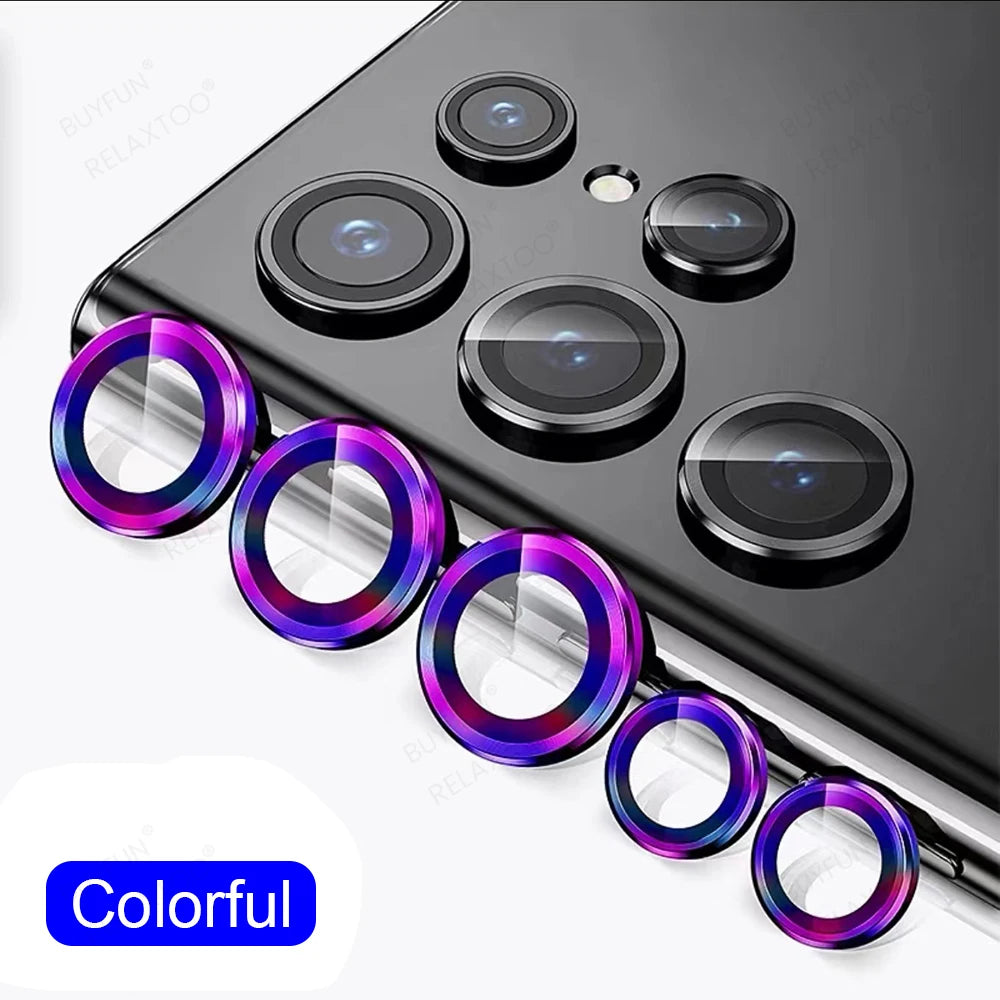 Funda protectora de lente de la camara S22Ultra 9D para Samsung Galaxy S22 Ultra S 22 S23 Ultra - La zona Apple